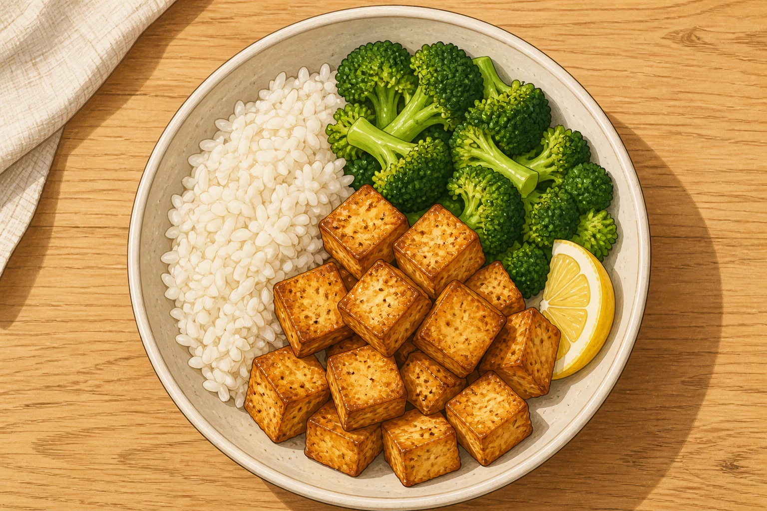 Knusprige Tofu Bowl